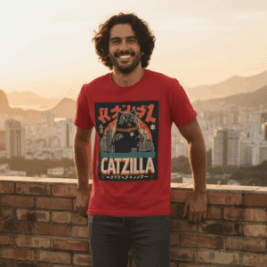 Camiseta Masculina Quality Catzilla