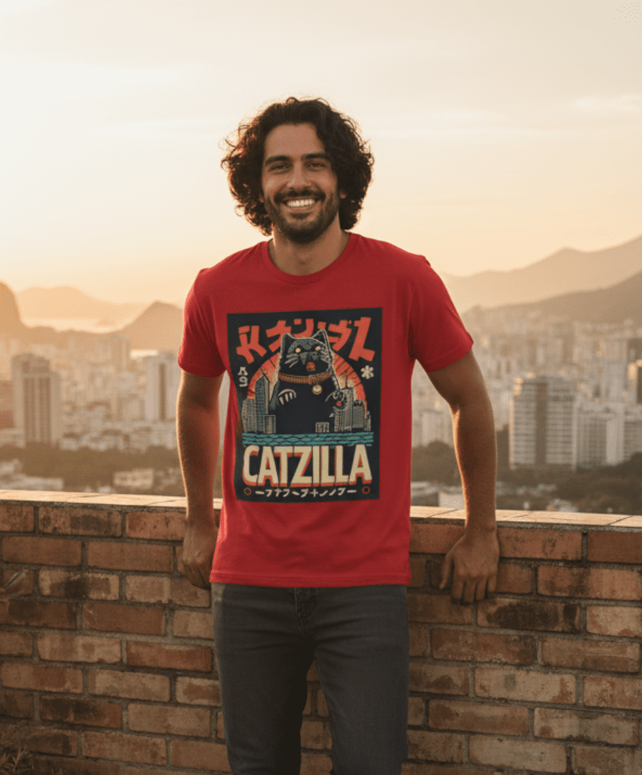 Camiseta Masculina Quality Catzilla