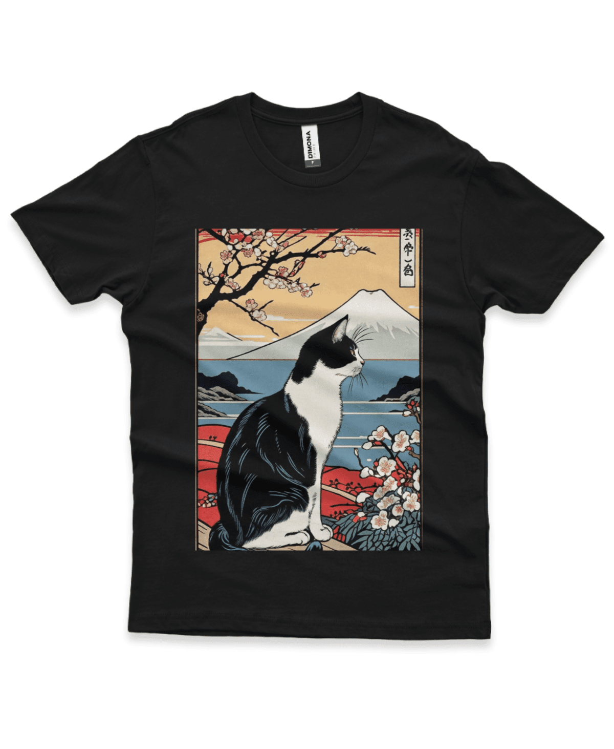 Camiseta Quality Masculina Gato Cereja - Imagem 2