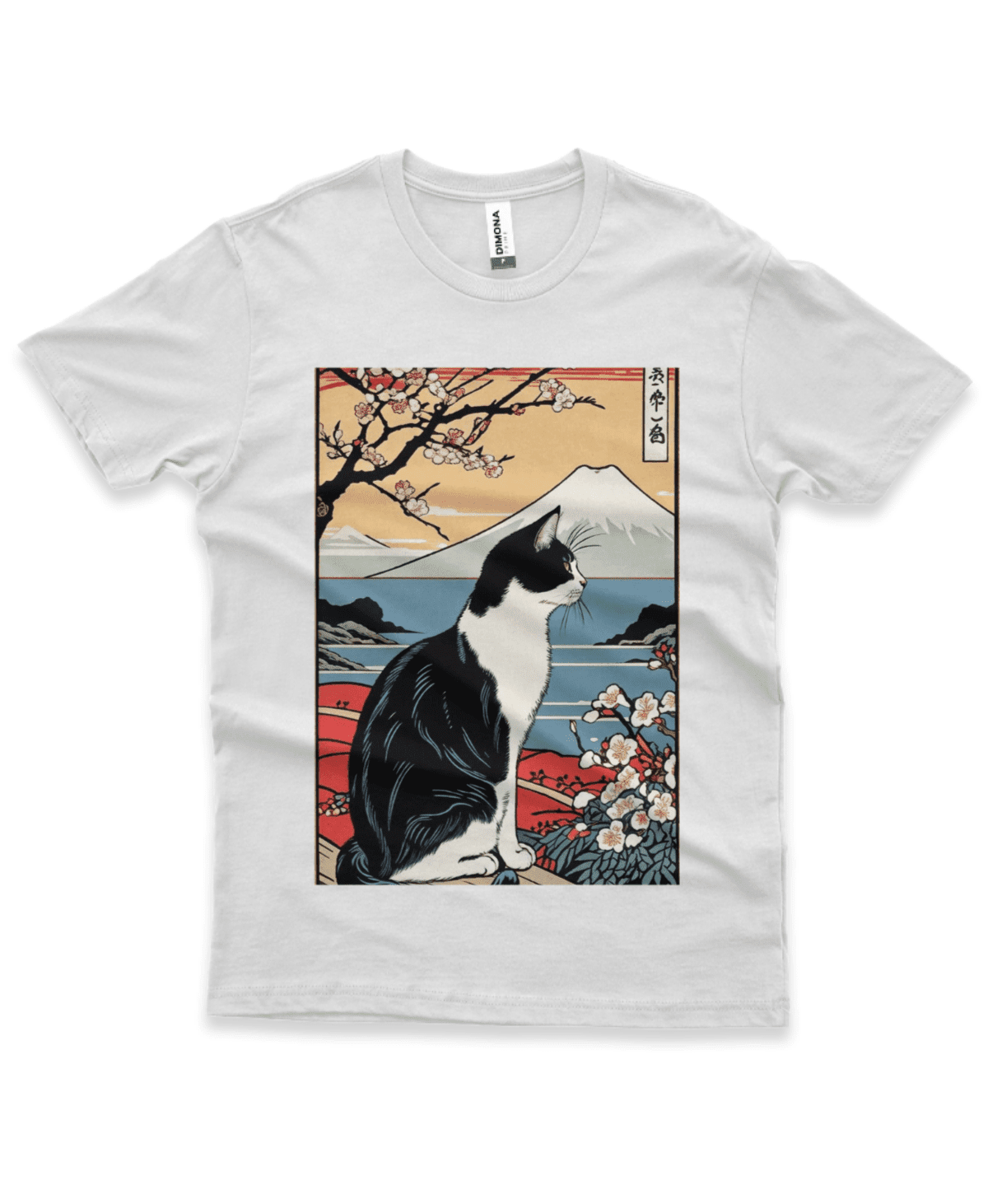 Camiseta Quality Masculina Gato Cereja - Imagem 3