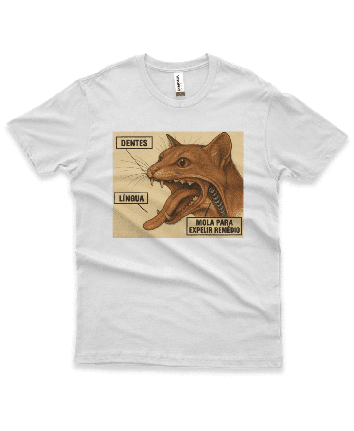 Camiseta Masculina Quality Ferramenta Oculta Felina - Imagem 3
