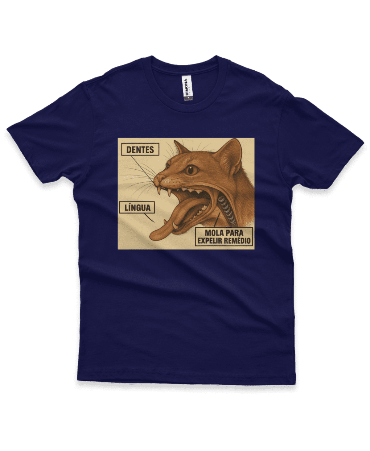 Camiseta Masculina Quality Ferramenta Oculta Felina - Imagem 4