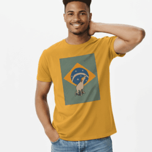 Camiseta Masculina Quality Cachorro Caramelo Brasil