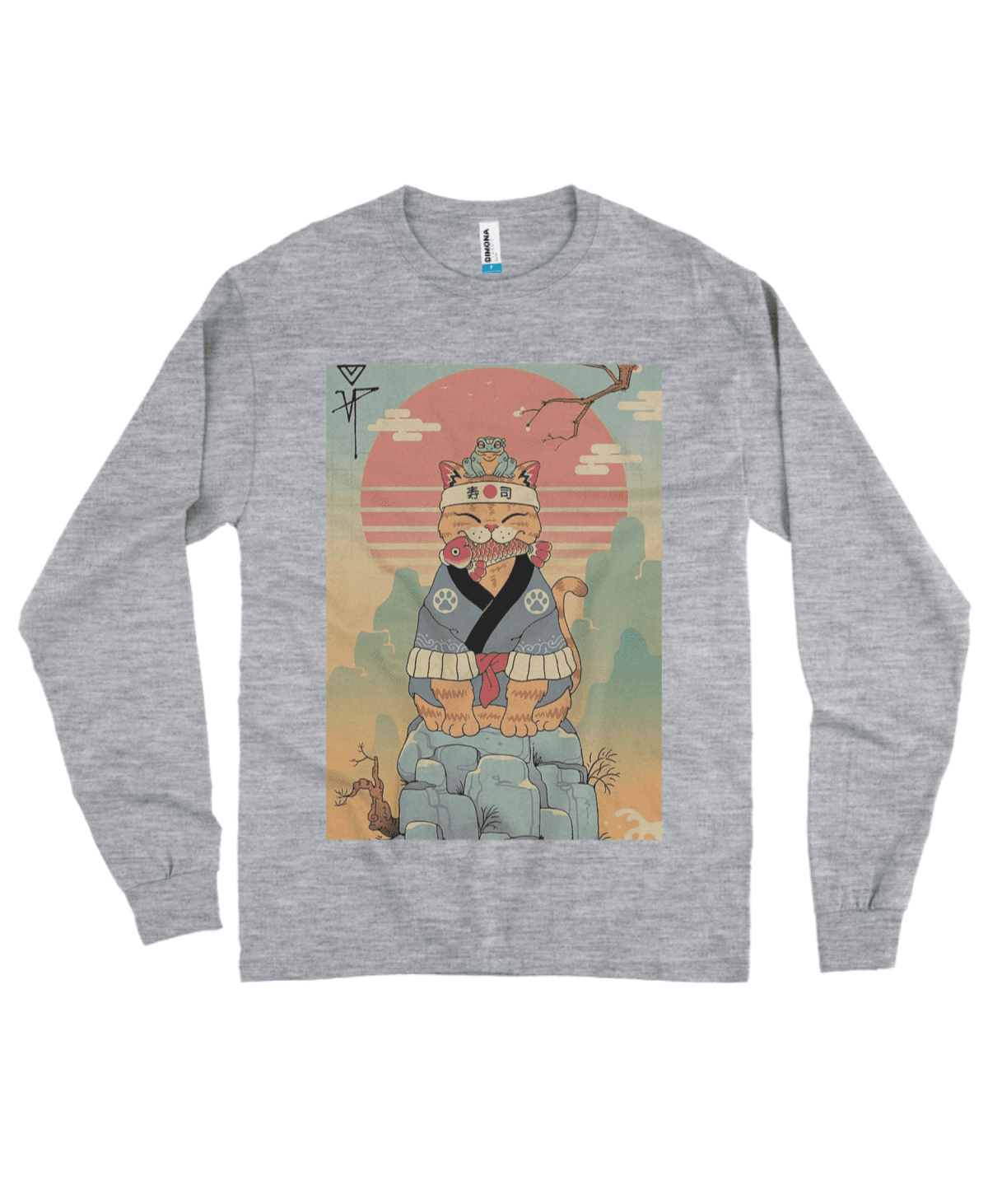 Camiseta Manga Longa Cat Fish