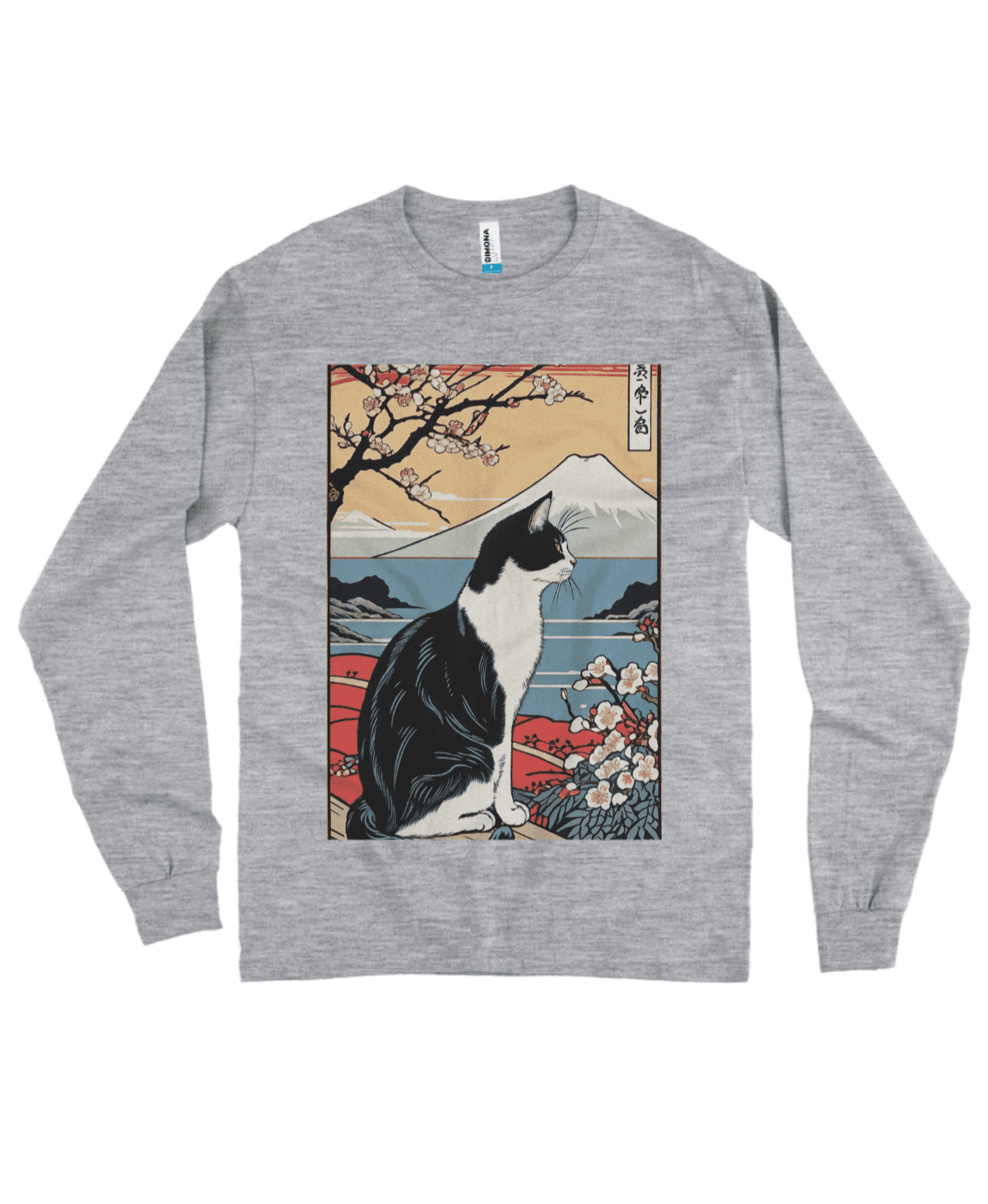 Camiseta Manga Longa Gato Cereja - Imagem 3