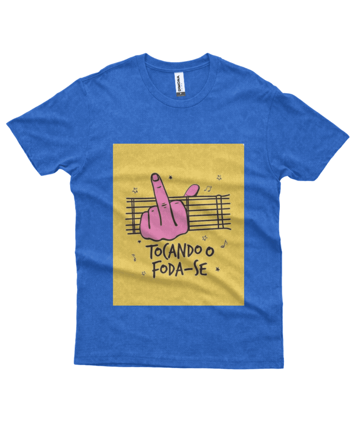 Camiseta Masculina Estonada Focando o Foda-se - Imagem 2