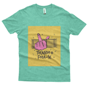 Camiseta Masculina Estonada Focando o Foda-se