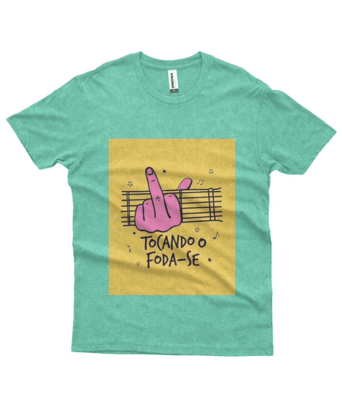 Camiseta Masculina Estonada Focando o Foda-se