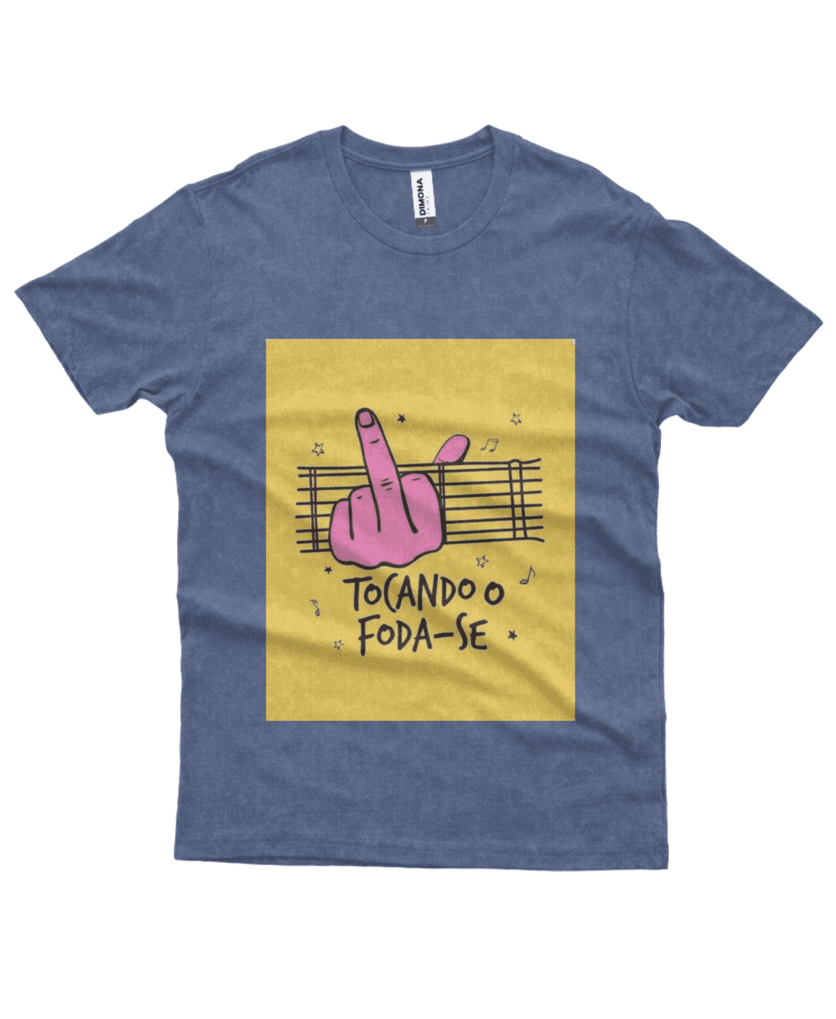 Camiseta Masculina Estonada Focando o Foda-se - Imagem 4