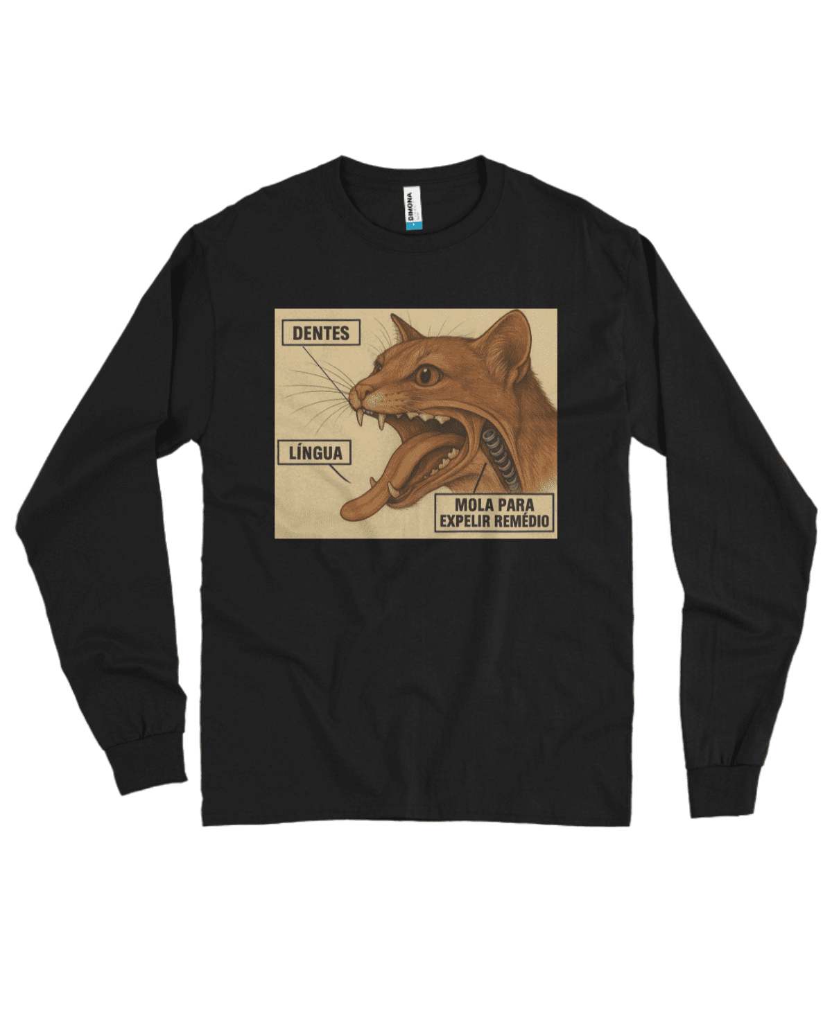 Camiseta Quality Manga Longa Ferramenta Felina - Imagem 2