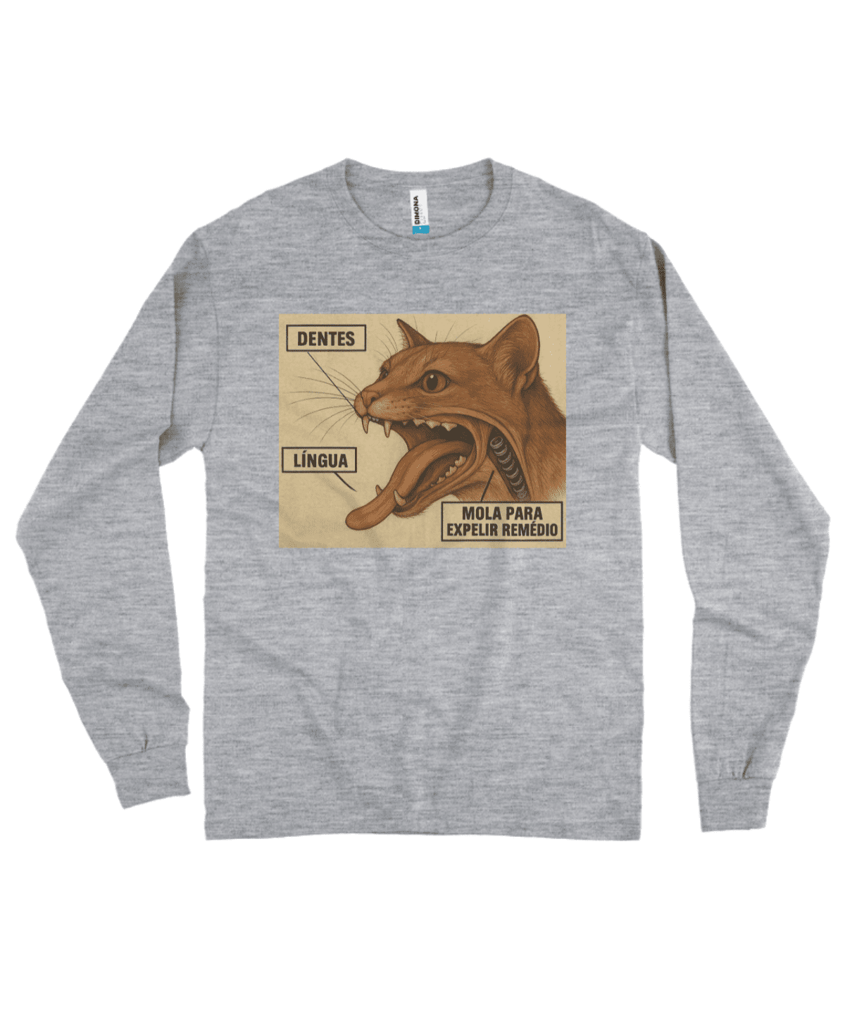 Camiseta Quality Manga Longa Ferramenta Felina - Imagem 3