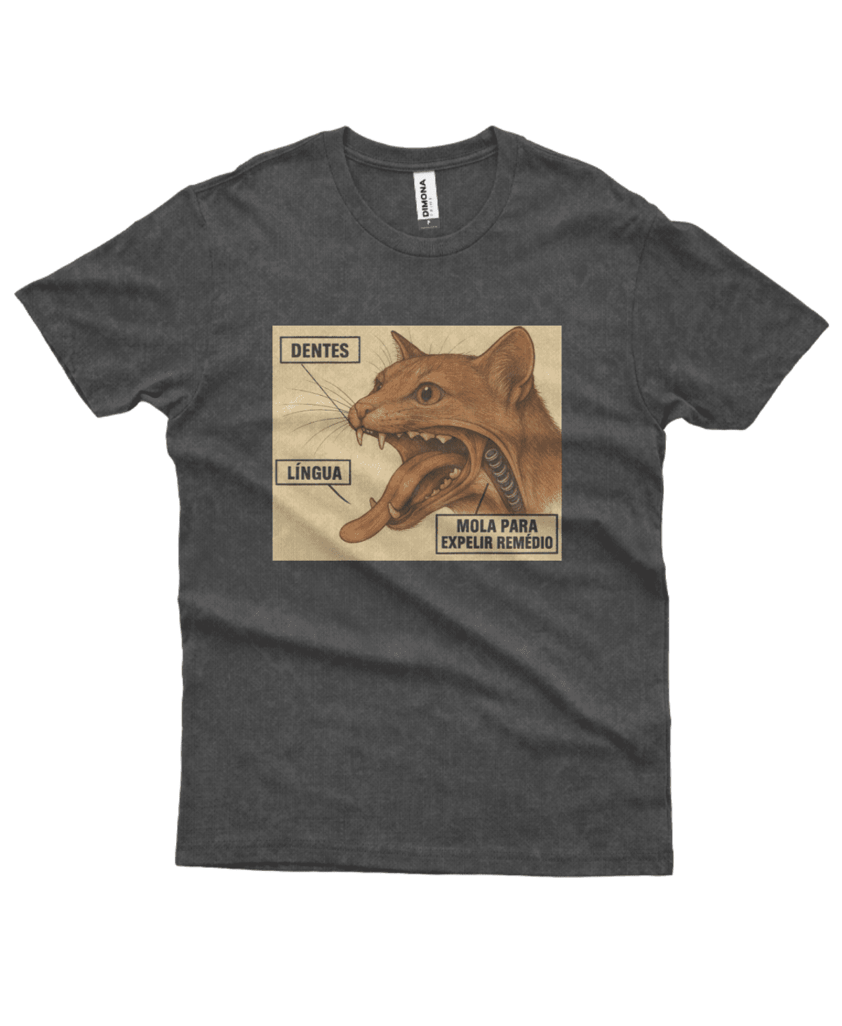 Camiseta Masculina Estonada Ferramenta Felina - Imagem 4
