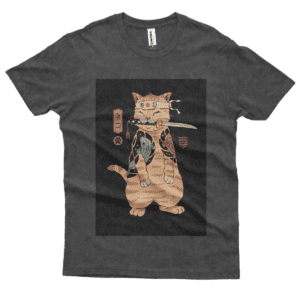 Camiseta Masculina Estonada Gato Ninja