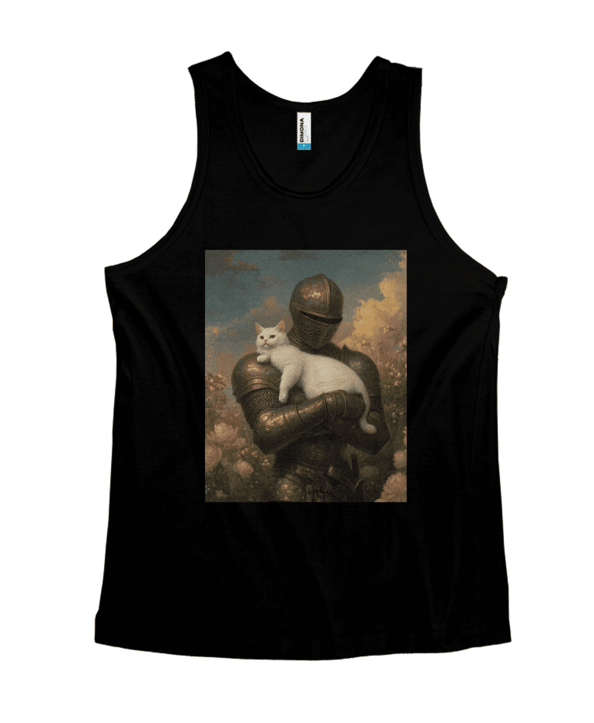 Camiseta Quality Regata Gato e o Cavaleiro - Imagem 4