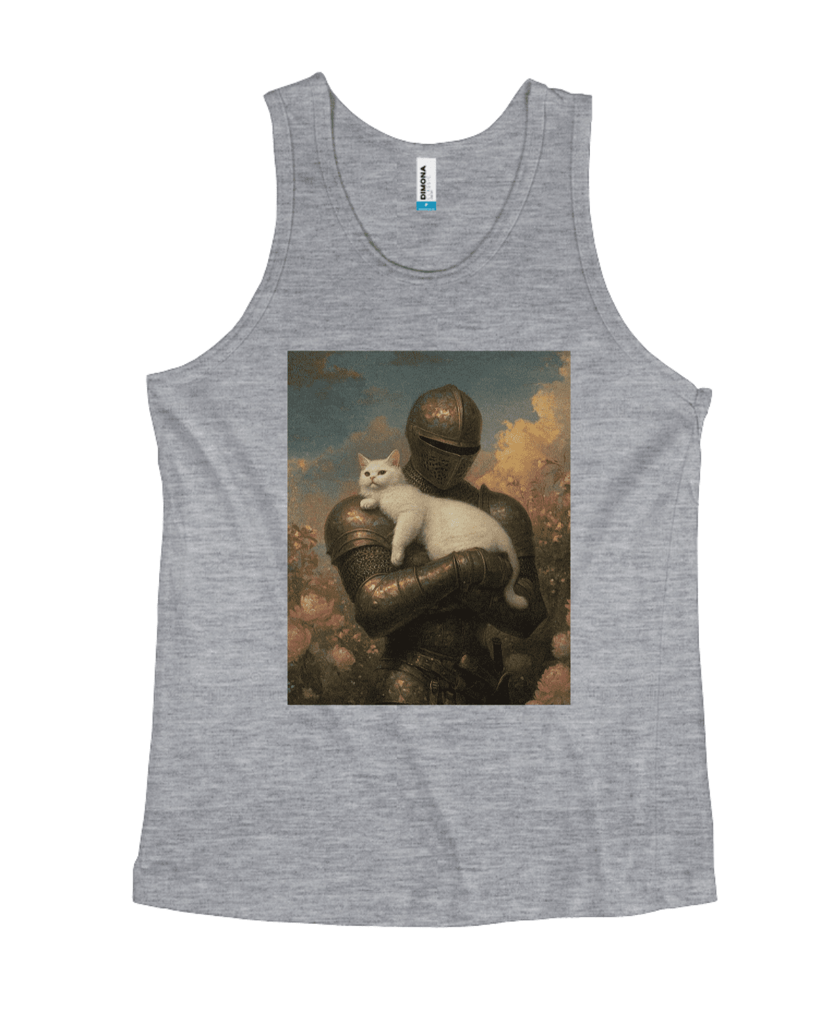Camiseta Quality Regata Gato e o Cavaleiro - Imagem 2