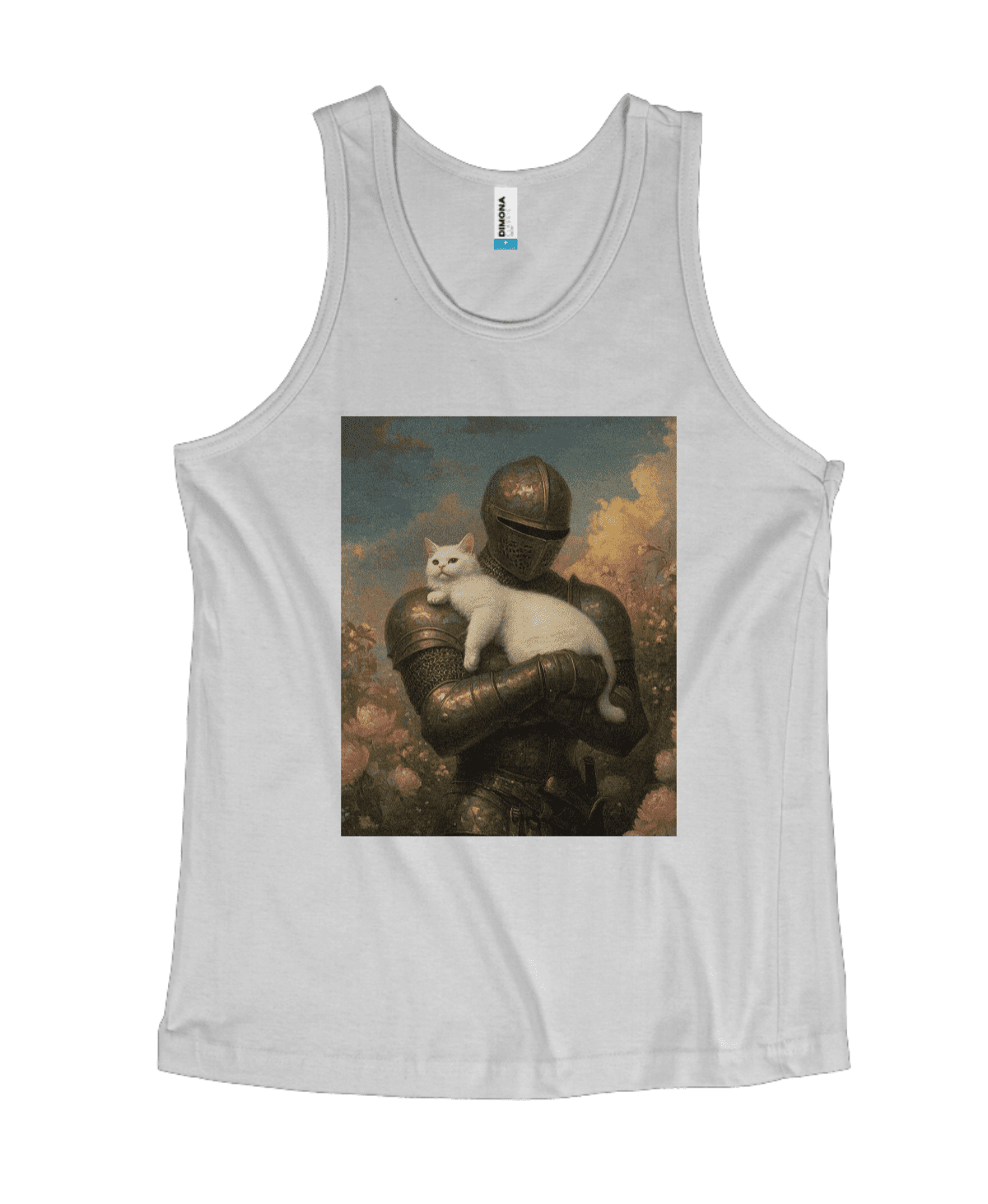 Camiseta Quality Regata Gato e o Cavaleiro