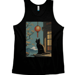 Camiseta Quality Regata Gato e a Luminária