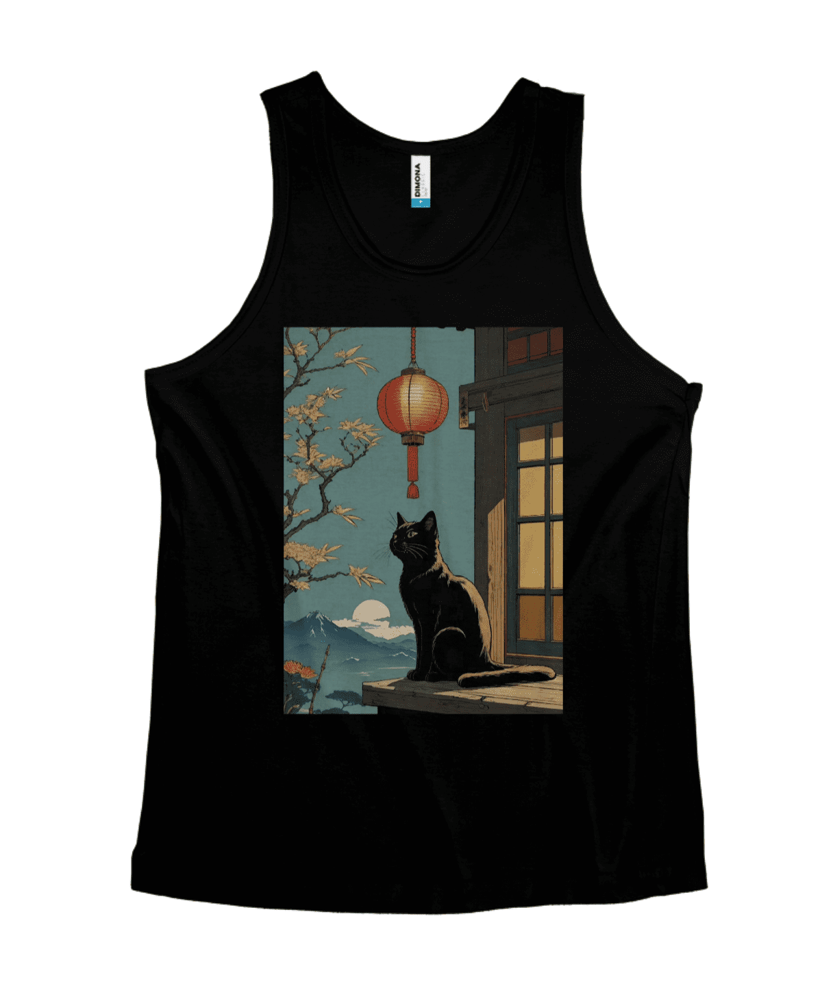 Camiseta Quality Regata Gato e a Luminária