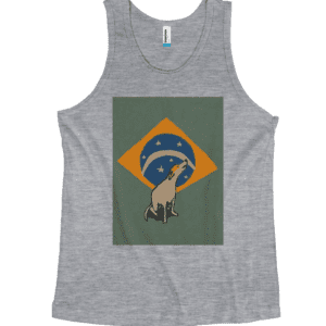 Camiseta Quality Regata Cachorro Caramelo Brasil