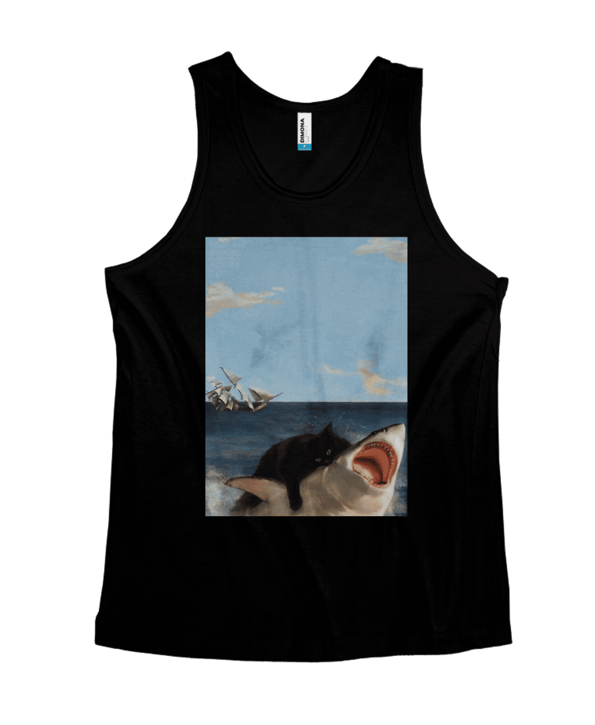 Camiseta Quality Regata Gato Ataca - Imagem 2