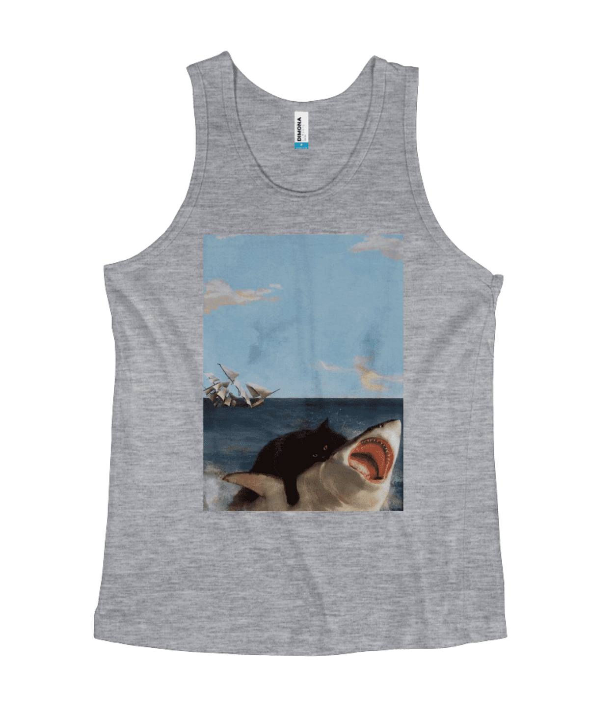 Camiseta Quality Regata Gato Ataca - Imagem 3