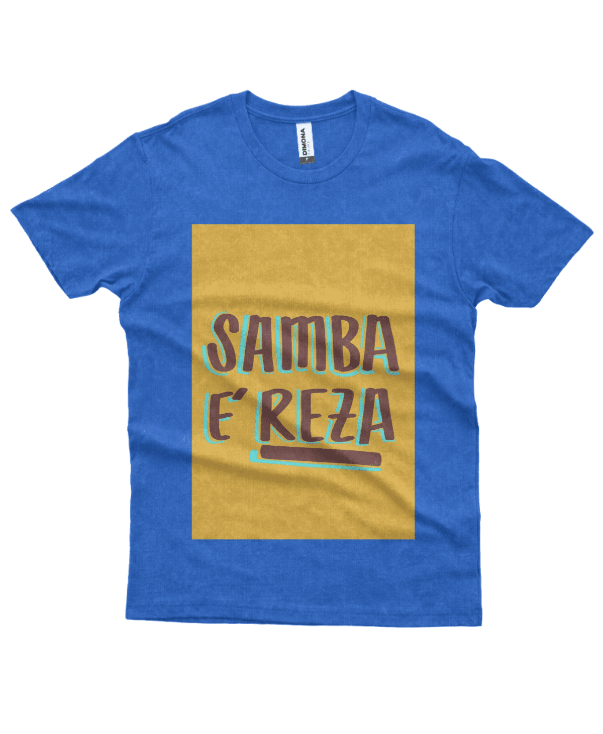 Camiseta Masculina Estonada Samba é Reza - Imagem 3