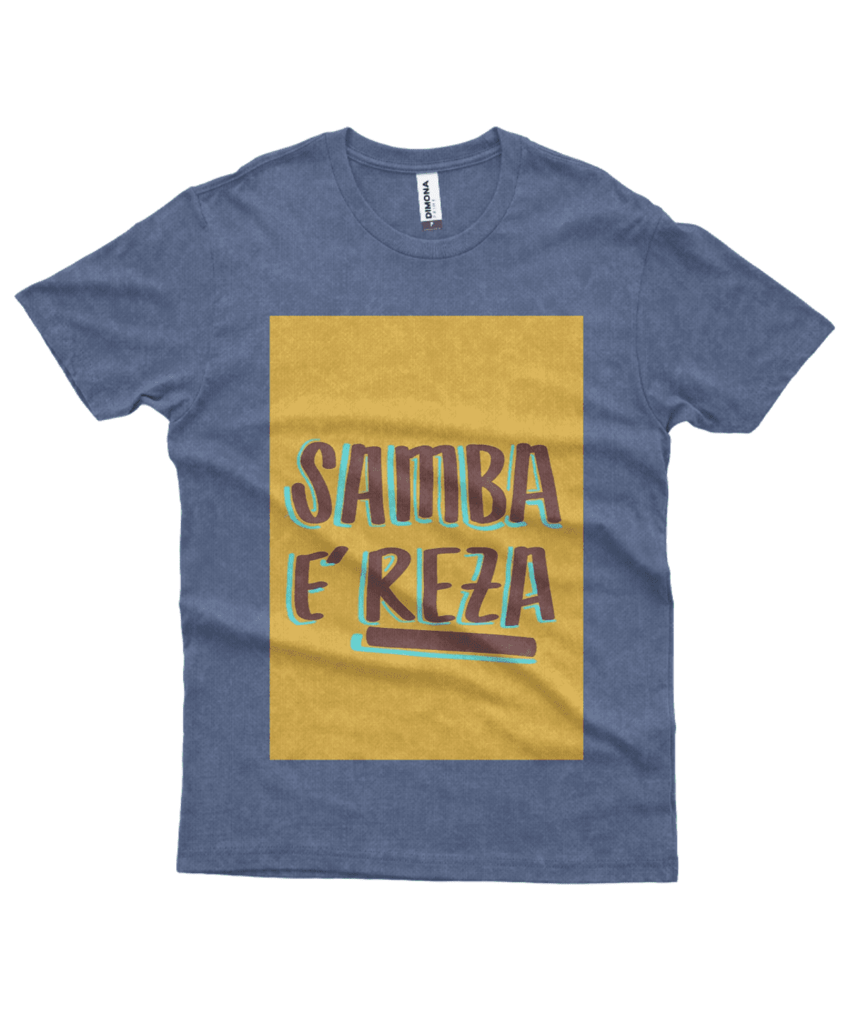 Camiseta Masculina Estonada Samba é Reza - Imagem 4
