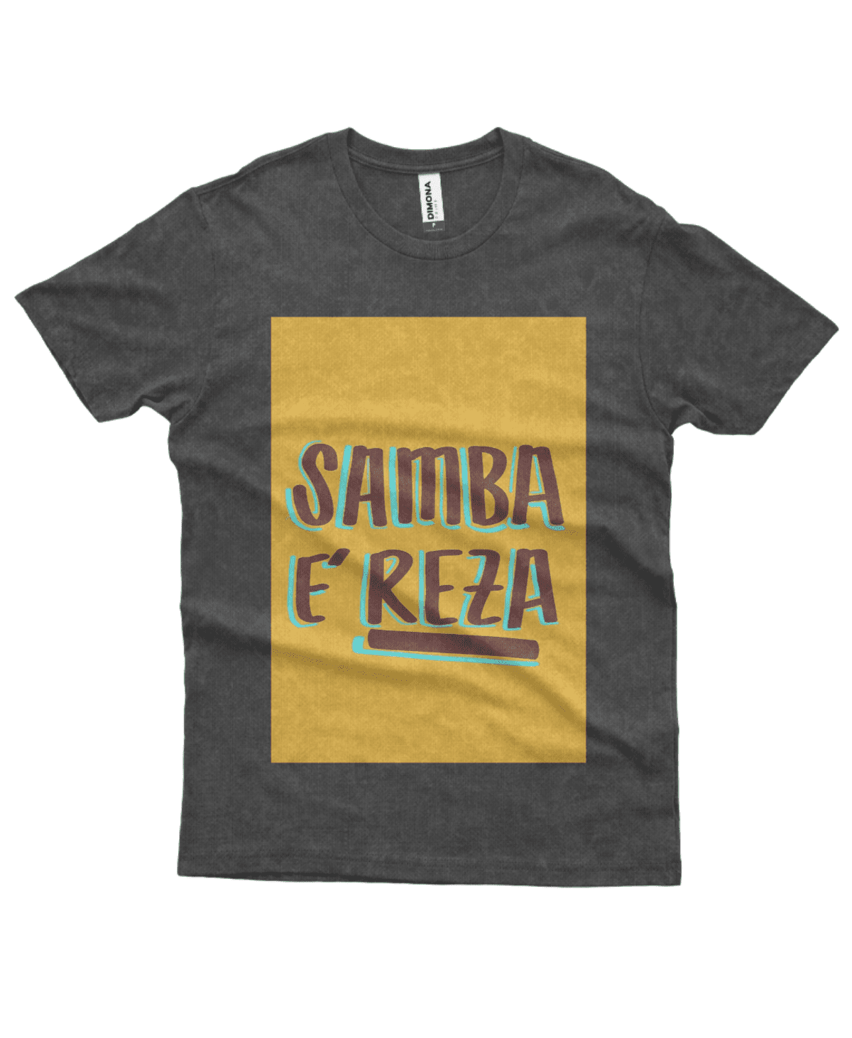 Camiseta Masculina Estonada Samba é Reza