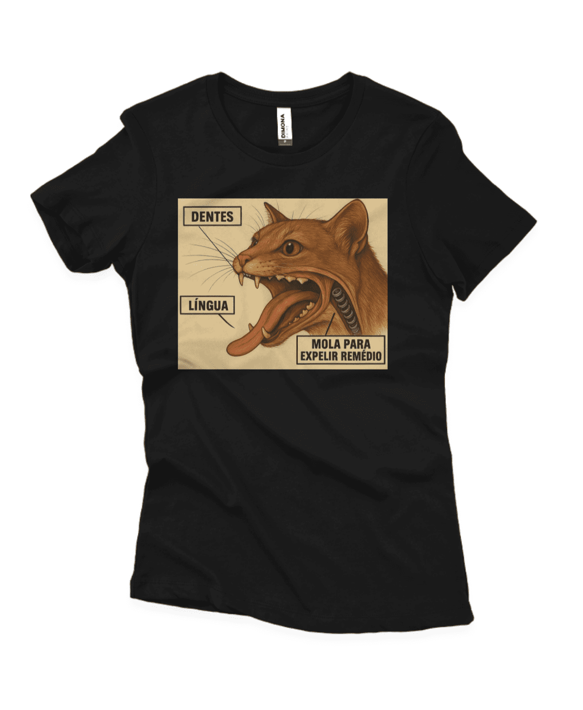 Camisa Quality Feminina Ferramenta oculta Felina - Imagem 3