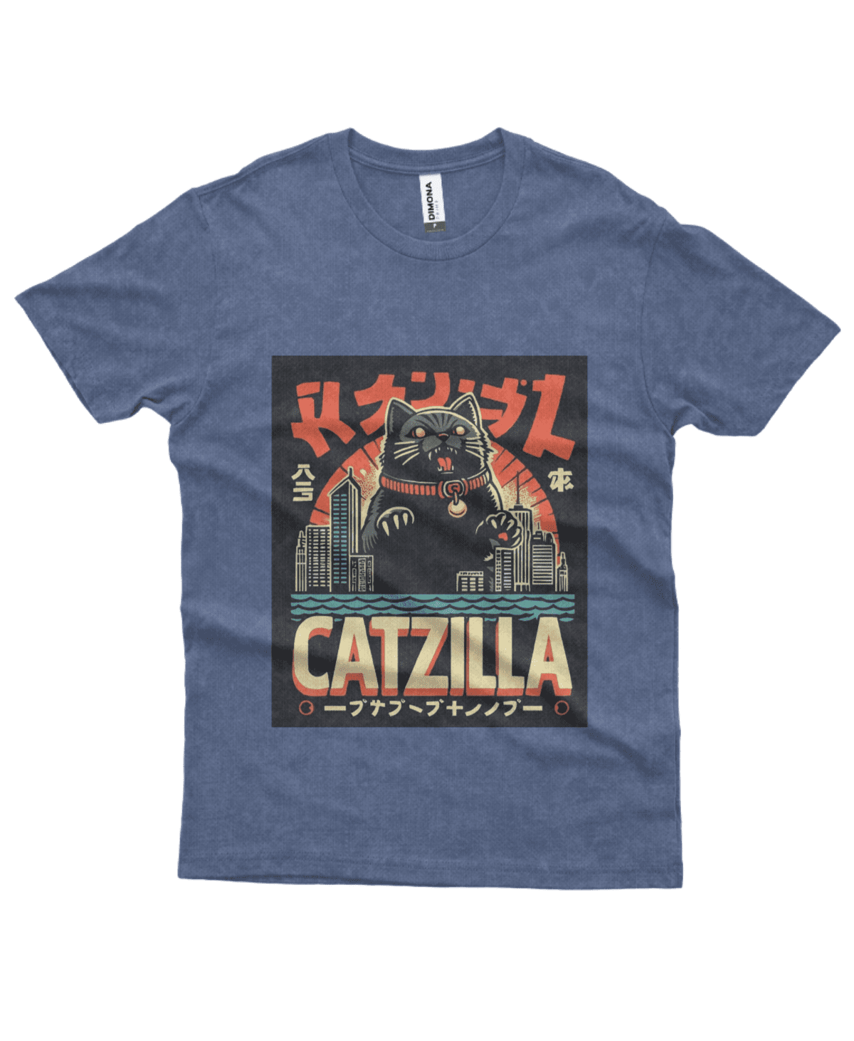 Camiseta Masculina Estonada Catzila - Imagem 4