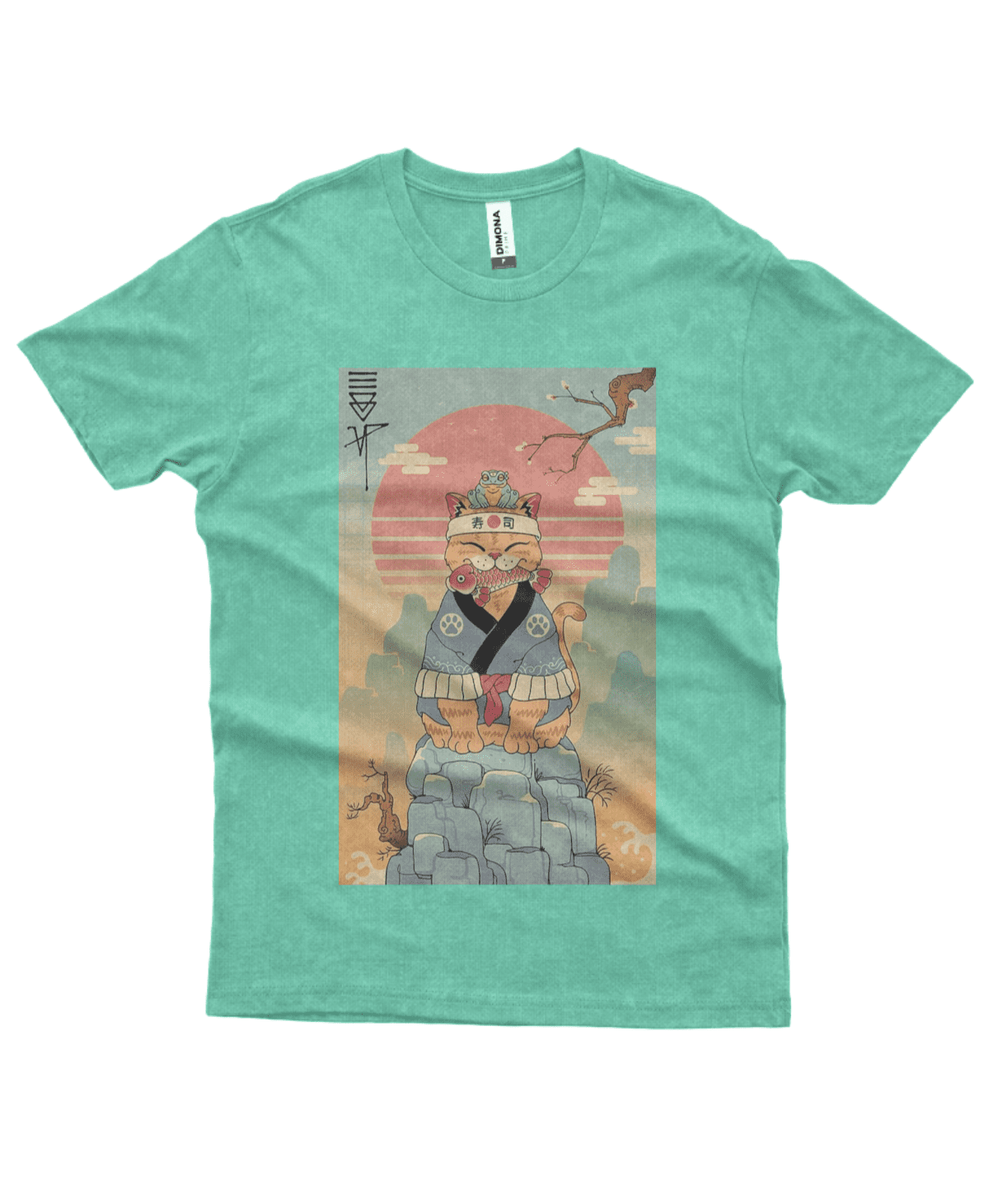 Camiseta Masculina Estonada Cat Fish