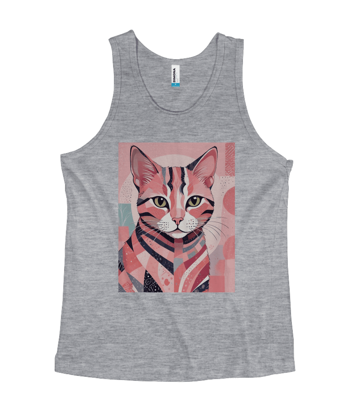 Camiseta Quality Regata Gato Rosa - Imagem 3