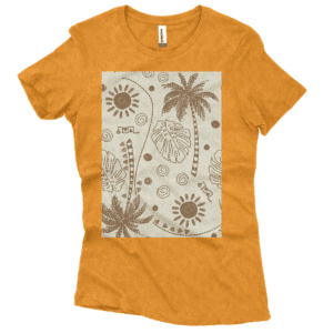 Camiseta Feminina Estonada Tropicália