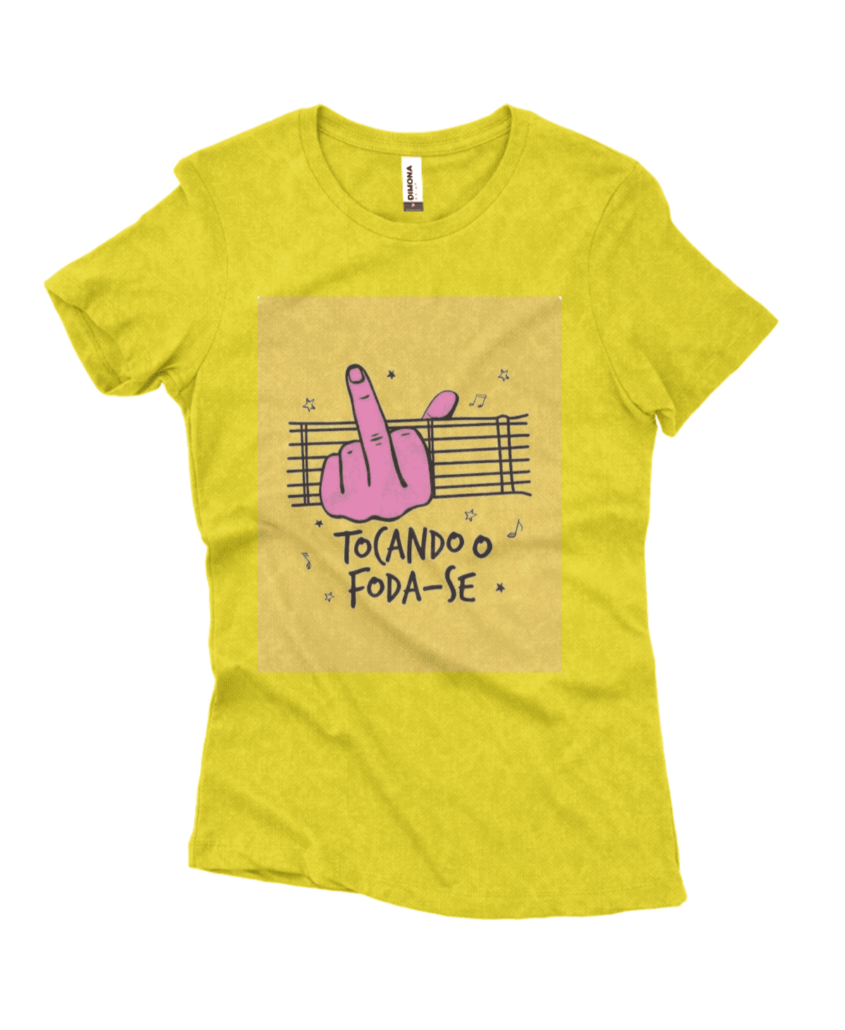 Camiseta Feminina Estonada Tocando o foda-se - Imagem 5