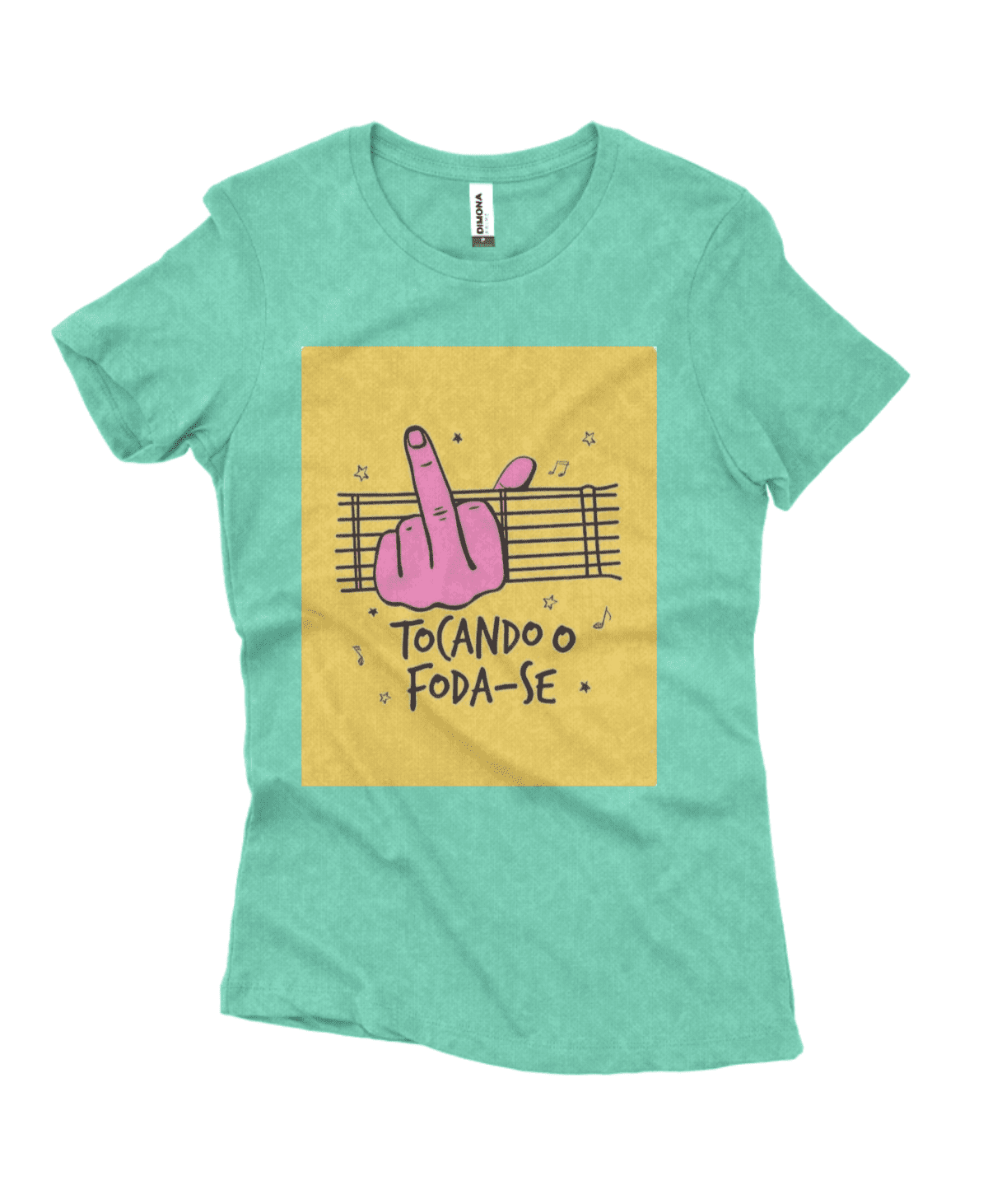 Camiseta Feminina Estonada Tocando o foda-se - Imagem 6