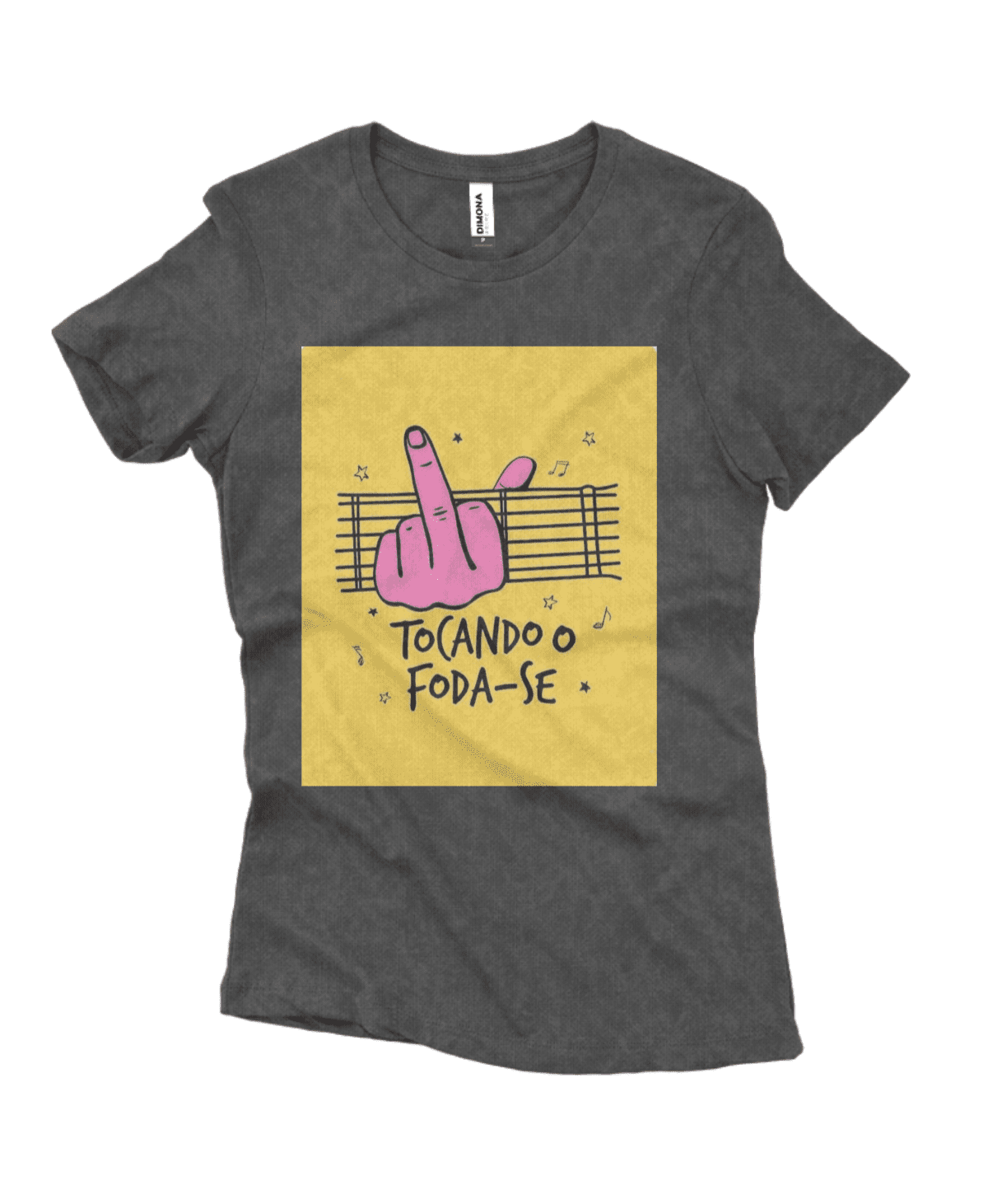 Camiseta Feminina Estonada Tocando o foda-se - Imagem 8