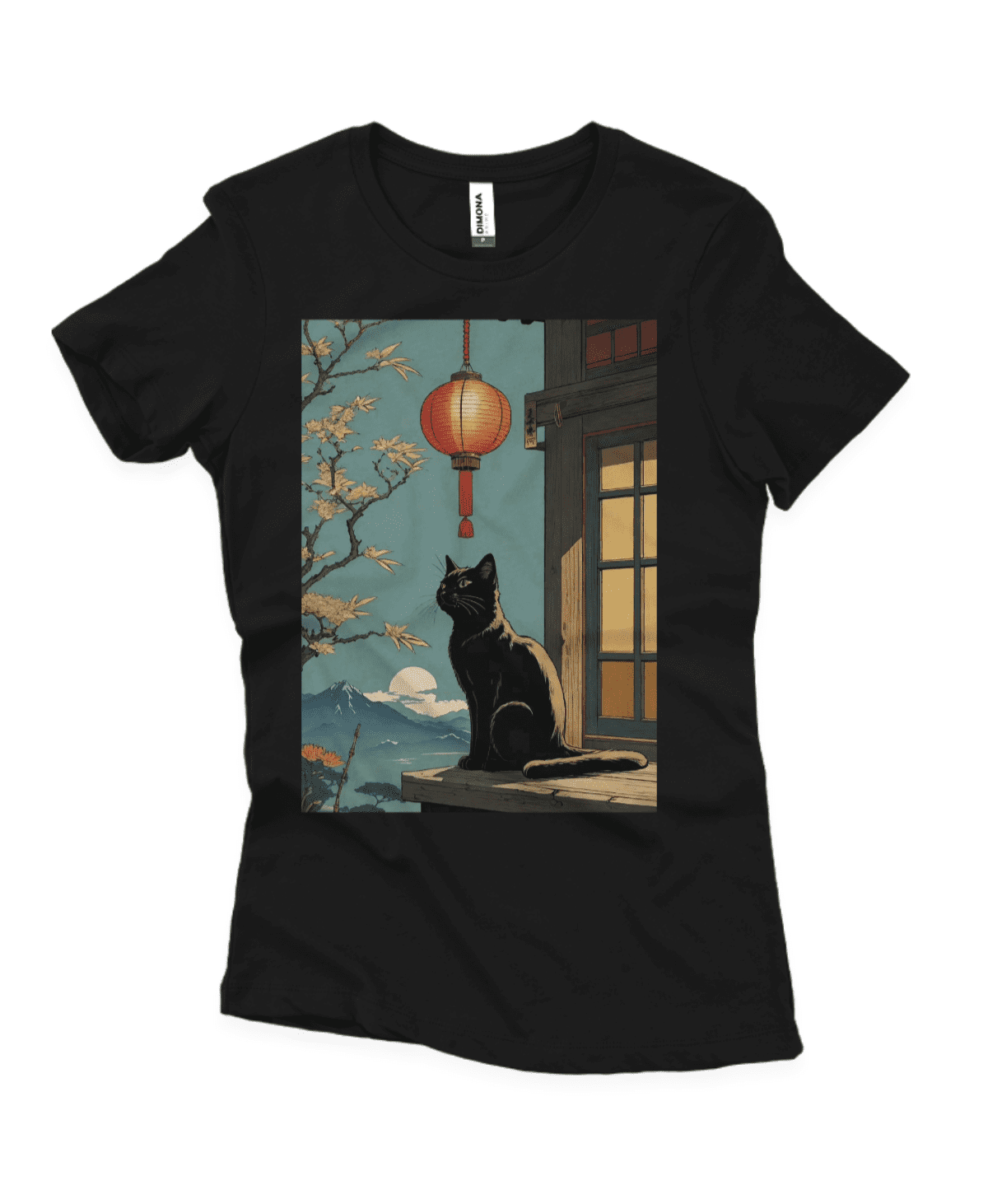 Camisa Quality Feminina Gato e a Luminária - Imagem 2