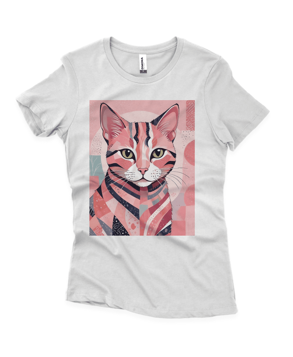 Camisa Quality Feminina Gato Rosa - Imagem 2
