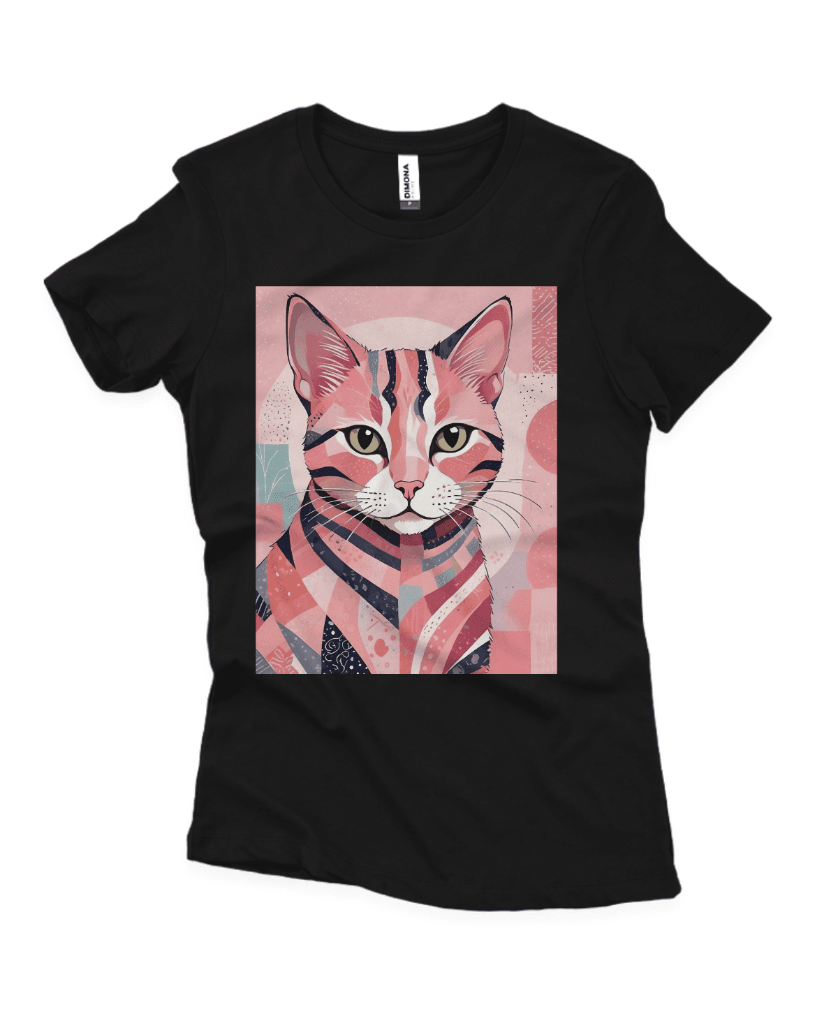 Camisa Quality Feminina Gato Rosa - Imagem 3