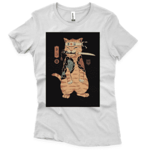 Camisa Quality Feminina Gato Samurai