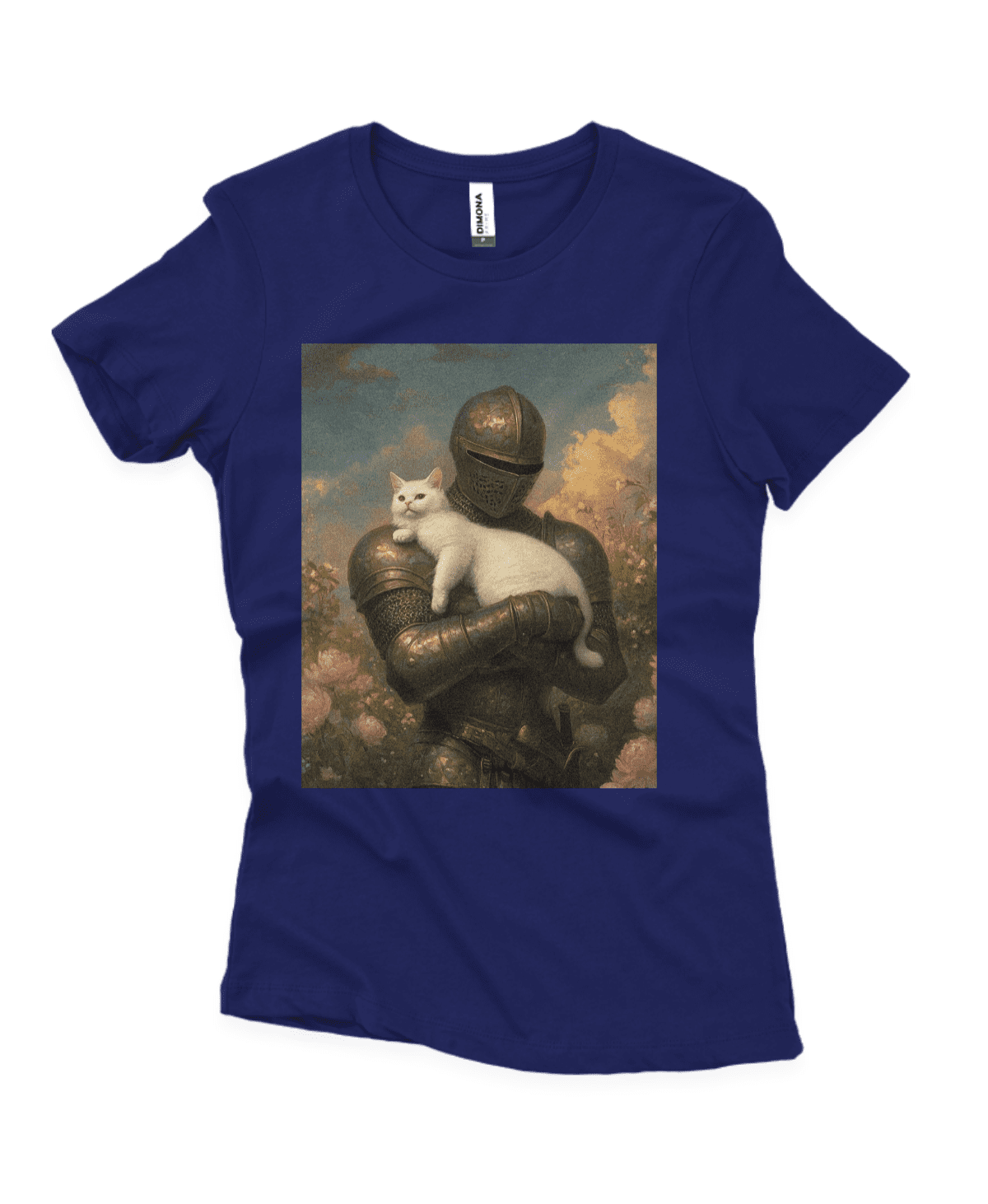 Camisa Quality Feminina Gato e o Cavaleiro - Imagem 4
