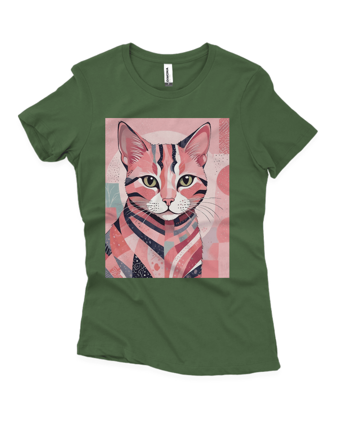 Camisa Quality Feminina Gato Rosa - Imagem 5