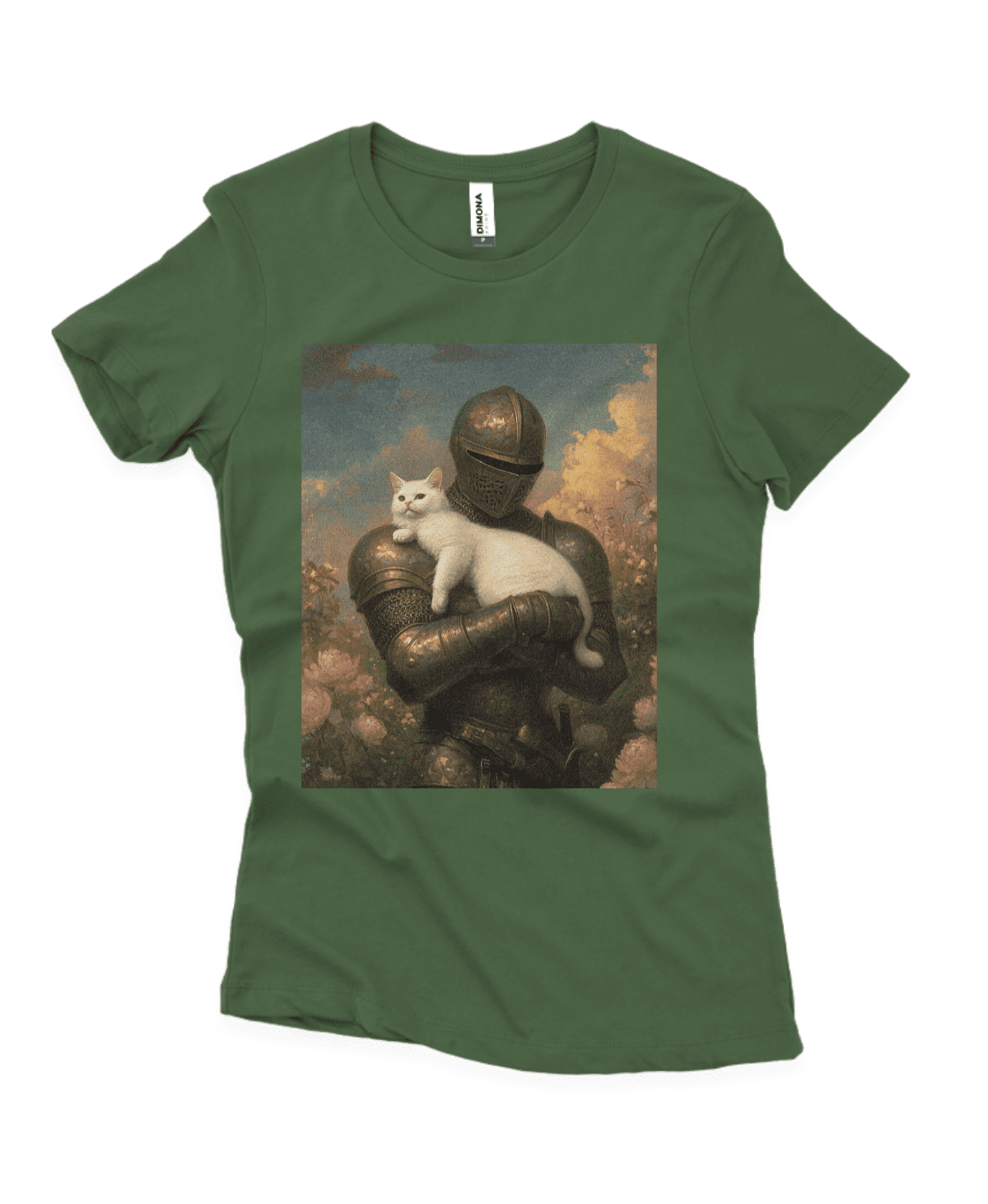 Camisa Quality Feminina Gato e o Cavaleiro - Imagem 5