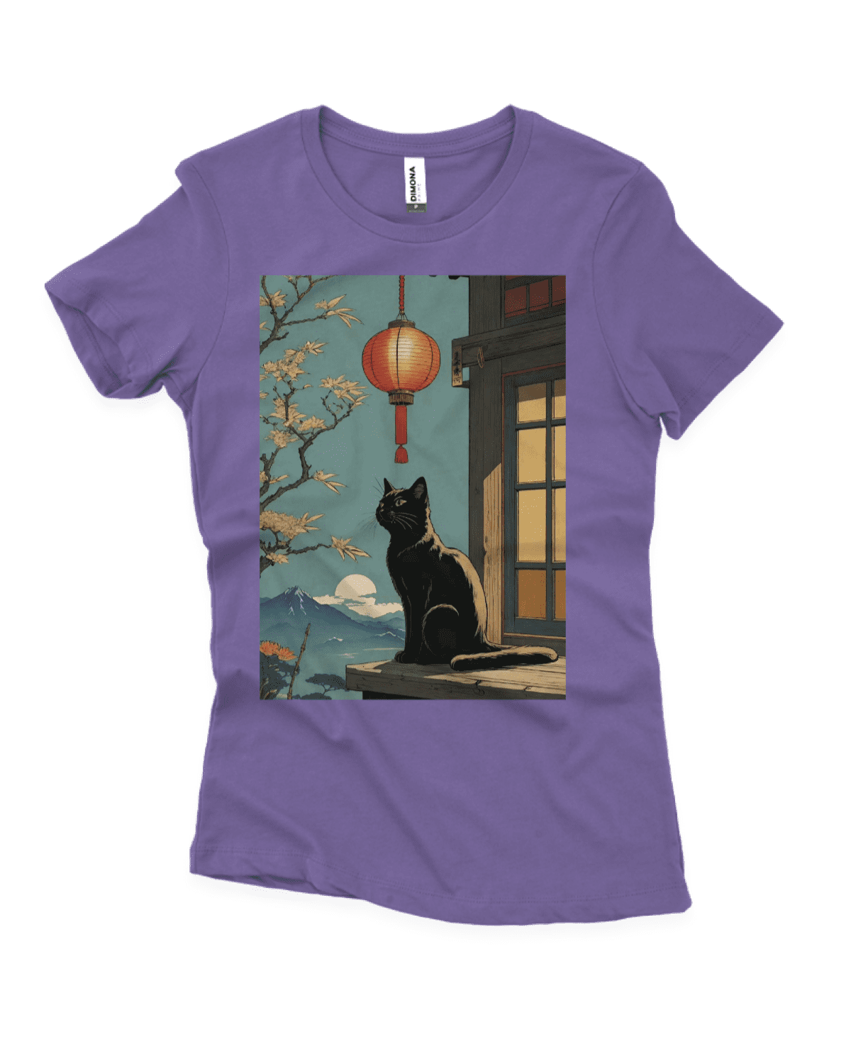 Camisa Quality Feminina Gato e a Luminária - Imagem 6