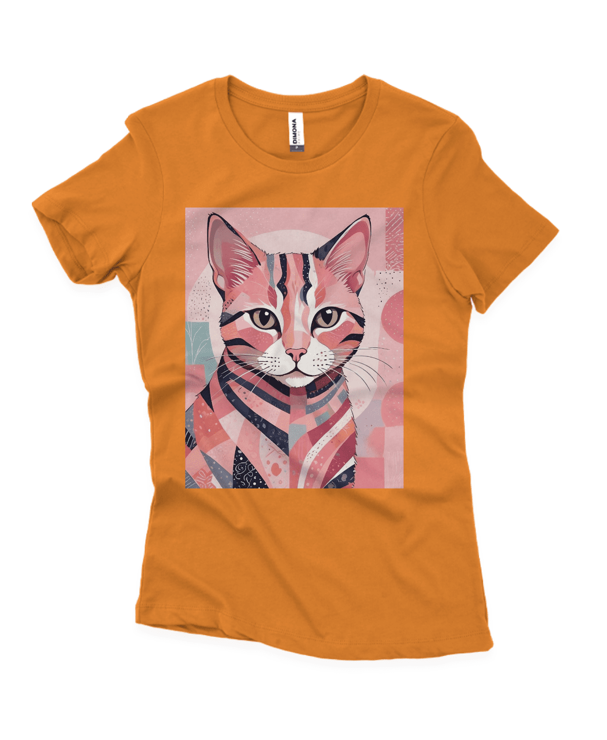 Camisa Quality Feminina Gato Rosa - Imagem 6