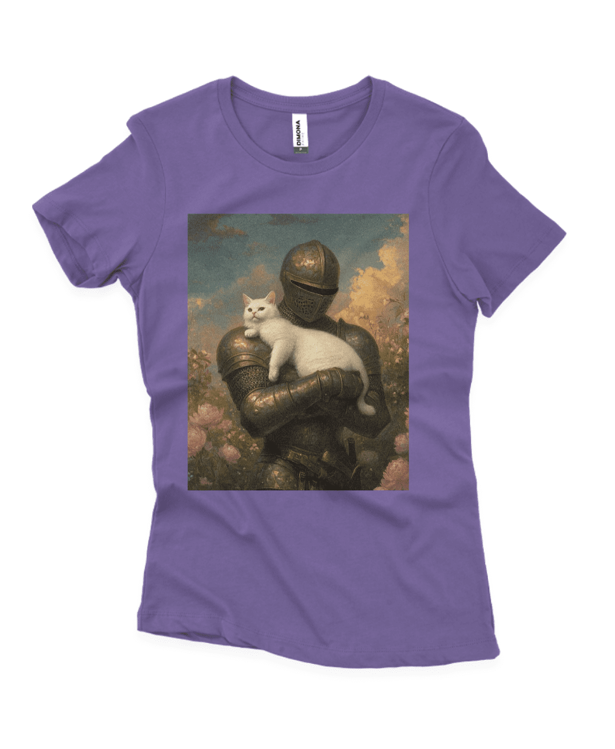 Camisa Quality Feminina Gato e o Cavaleiro - Imagem 7