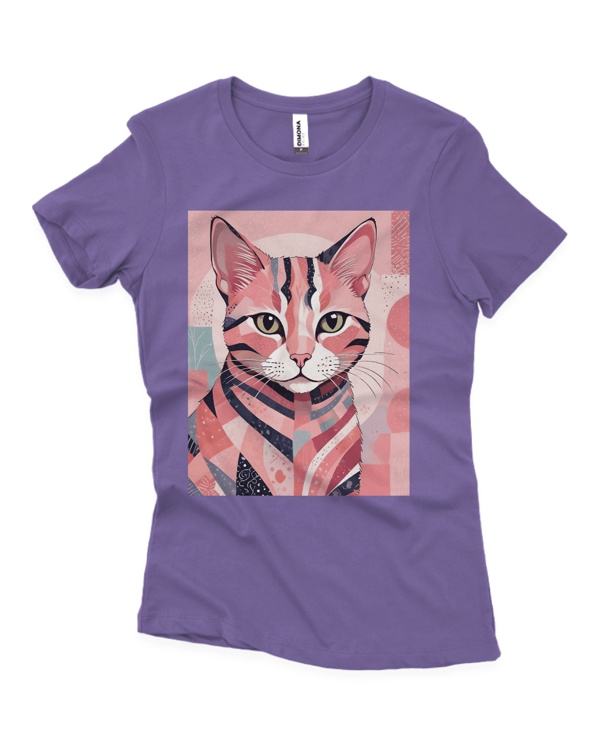 Camisa Quality Feminina Gato Rosa - Imagem 8