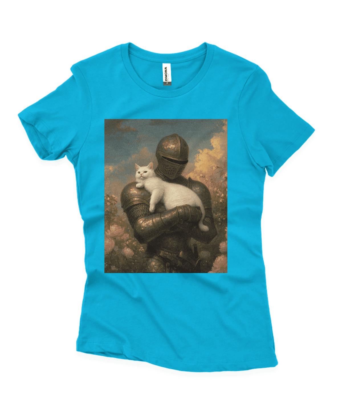 Camisa Quality Feminina Gato e o Cavaleiro - Imagem 8