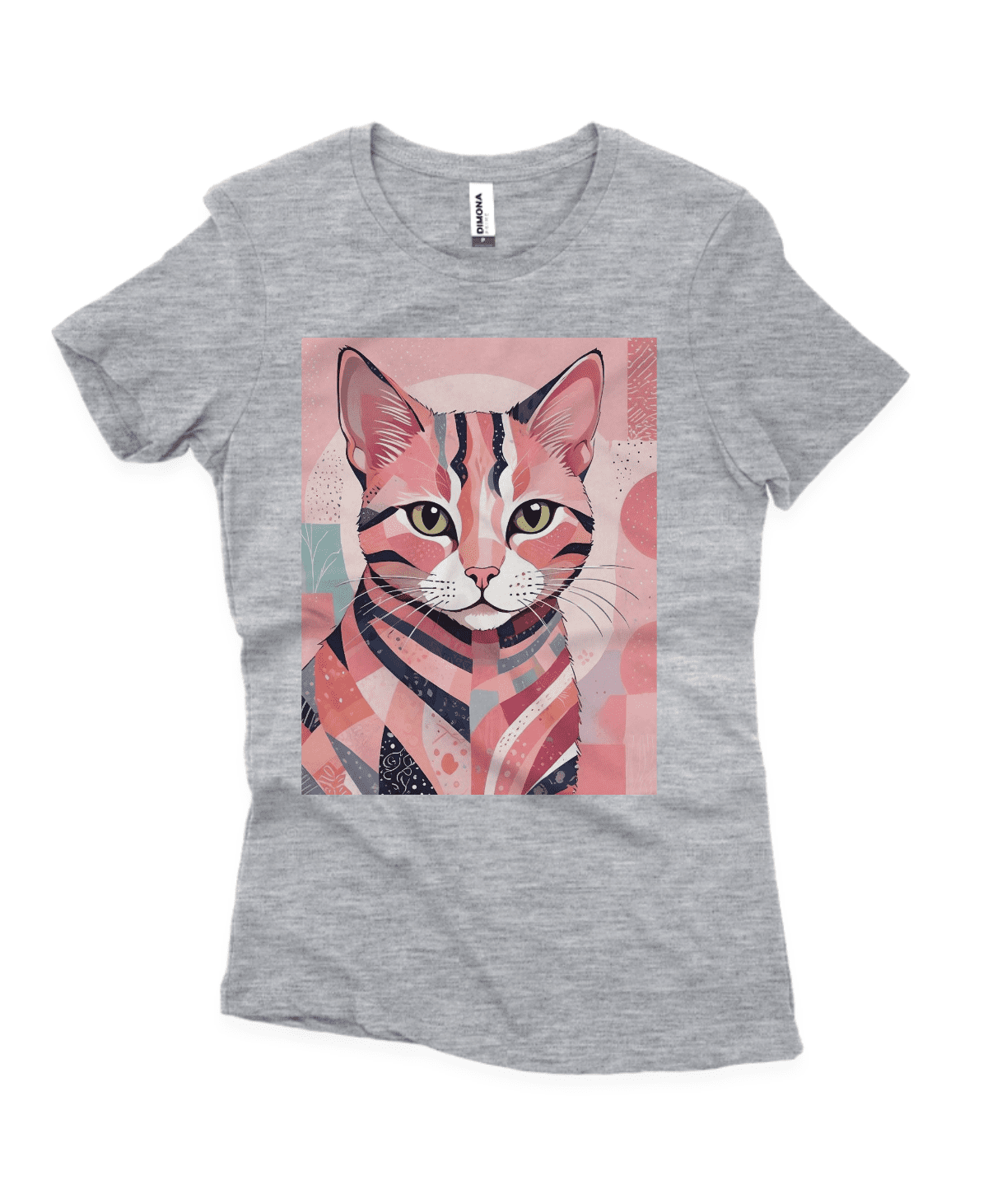 Camisa Quality Feminina Gato Rosa - Imagem 9