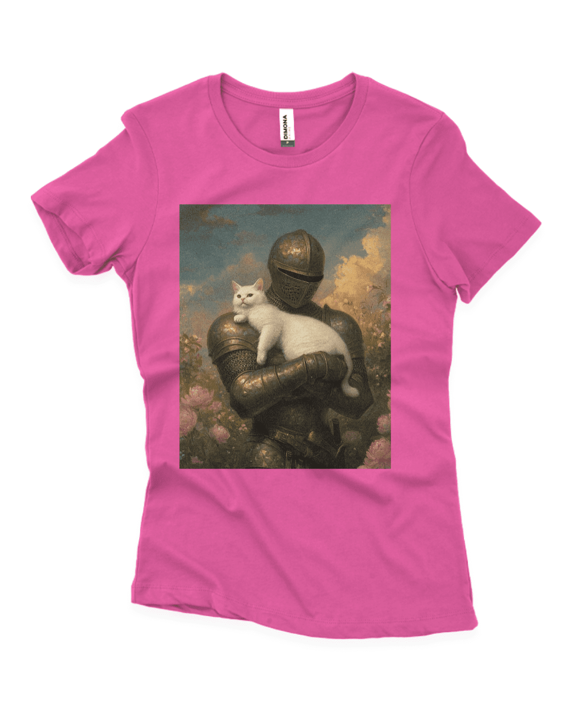 Camisa Quality Feminina Gato e o Cavaleiro - Imagem 9